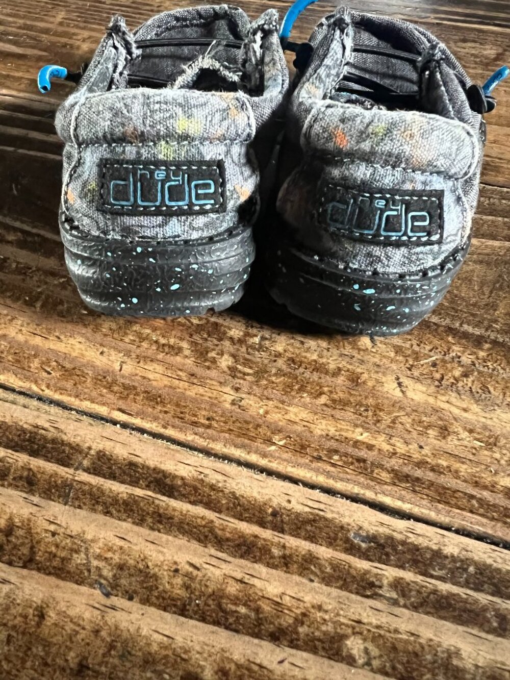 Hey Dude Wally Toddler Chambray Wave